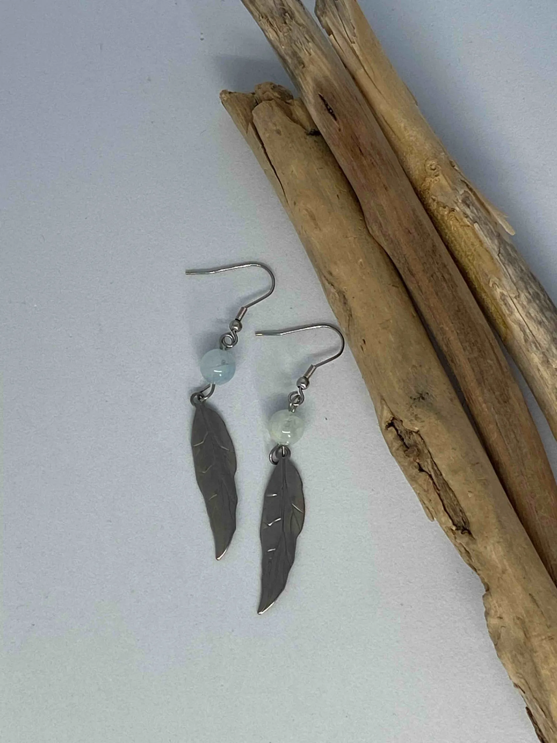 Les boucles Feuille, morganite